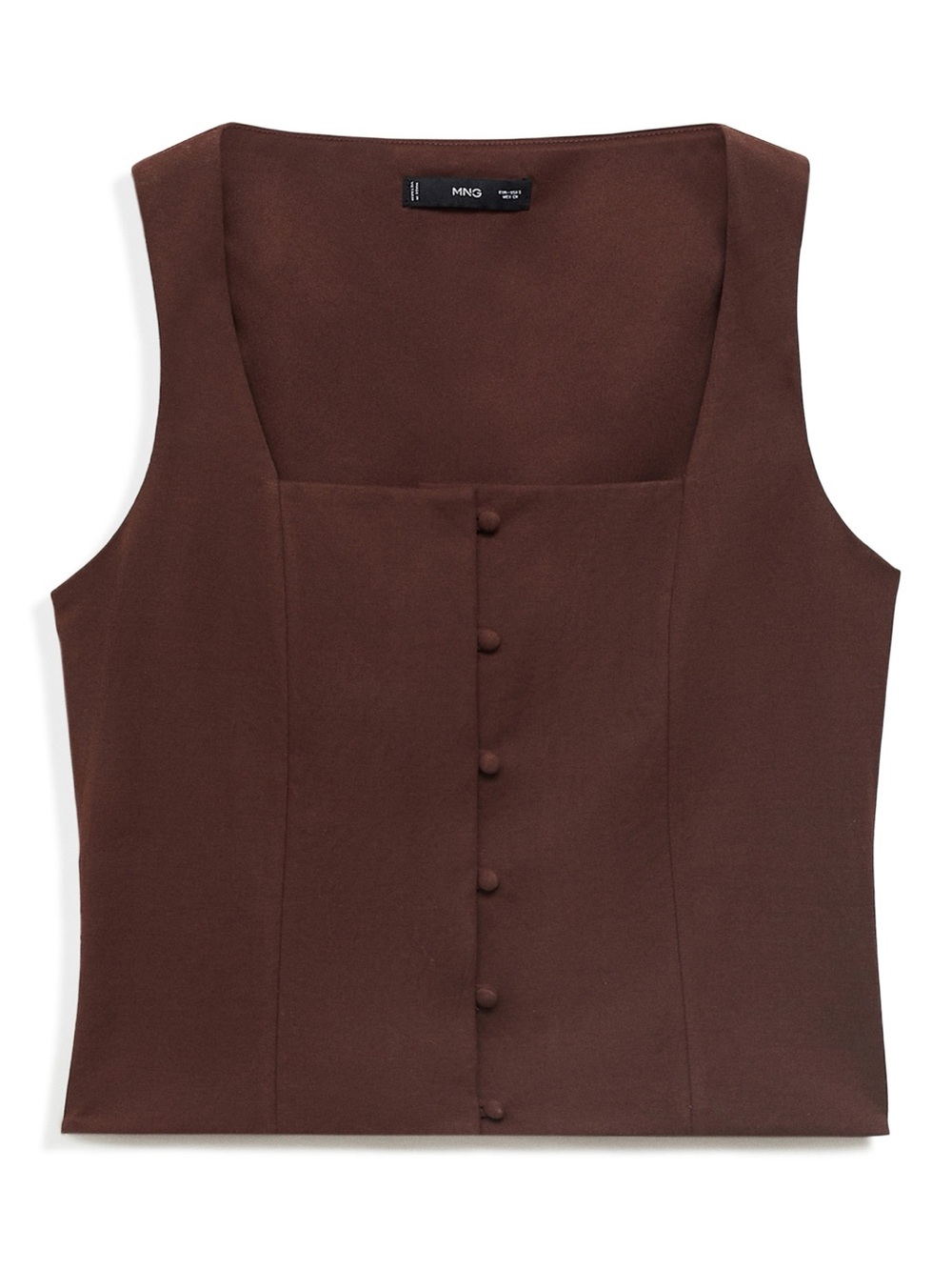 Mango Square Neck Vest - Picture 3 of 8